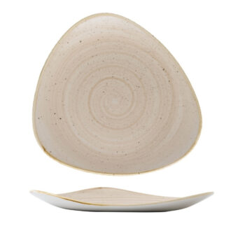 Piatto Triangolare Piano Stonecast Nutmeg Cream – Churchill Piatto Triangolare Piano Stonecast Nutmeg Cream – Churchill
