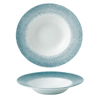 Piatto Fondo Studio Prints Raku Topaz Blue – Churchill