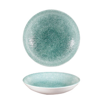 Piatto Coupe Bowl Studio Prints Raku Jada Green – Churchill Piatto Coupe Bowl Studio Prints Raku Jada Green – Churchill