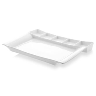 Vassoio Con 6 Scomparti (5+1) Milano – Güral Porselen Vassoio Con 6 Scomparti (5+1) Milano – Güral Porselen