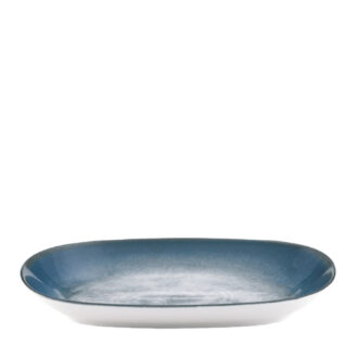 Vassoio Ovale Elegant Iceblu – Güral Porselen