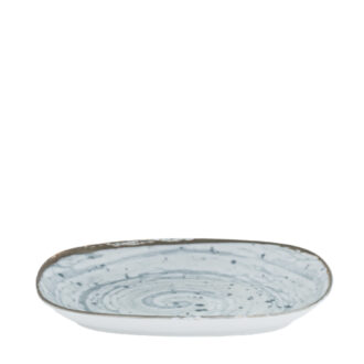 Vassoio Ovale Reactive Milkyway – Güral Porselen