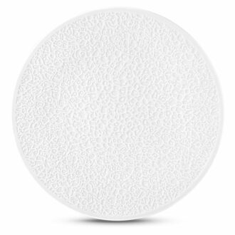 Piatto Piano Bianco Pieno Rilievo Nori – Seltmann Piatto Piano Bianco Pieno Rilievo Nori – Seltmann