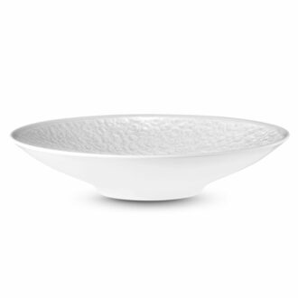 Piatto Coupe Bianco Pieno Rilievo Nori – Seltmann Piatto Coupe Bianco Pieno Rilievo Nori – Seltmann