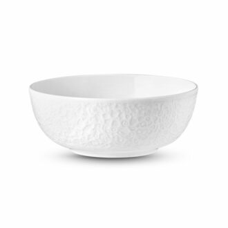 Insalatiera Tonda Bianco Pieno Rilievo Nori – Seltmann