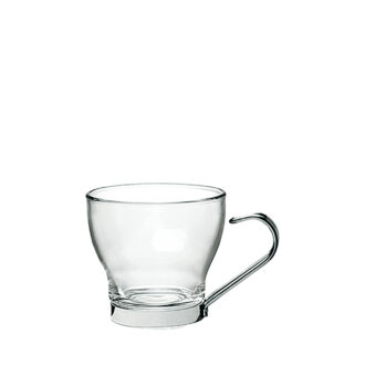 Tazza Espresso In Vetro Con Manico In Metallo Linea Oslo 10,9 cl – Bormioli Rocco Tazza Espresso In Vetro Con Manico In Metallo Linea Oslo 10,9 cl – Bormioli Rocco
