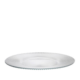 Piatto Piano Aria Vetro Alabastro Trasparente Varie Dimensioni – ArdaCam