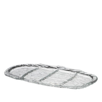 Vassoio Con Scompartimenti Spagetti Vetro Alabastro Trasparente – ArdaCam