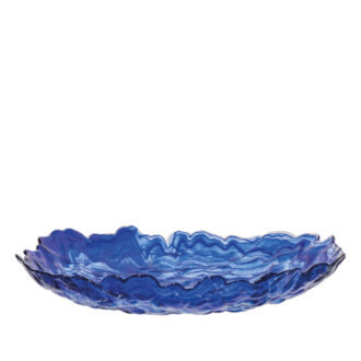 Coppa Tonda Lava Vetro Alabastro Blu – ArdaCam