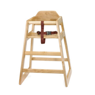 Seggiolone In Legno Chiaro Certificato EU – Tablecraft