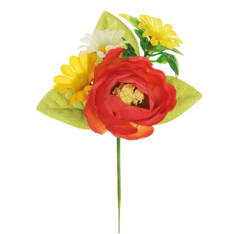 Pick Ranuncolo – Colore: Crema/Arancio – Evergreens