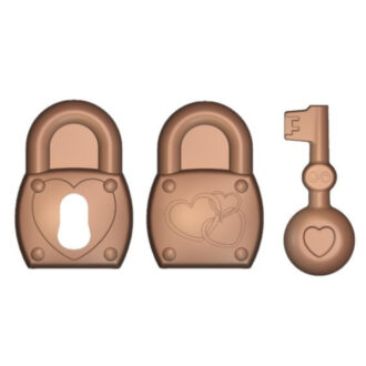 Stampo Lucchetto Cuore Con Chiave – Cabrellon