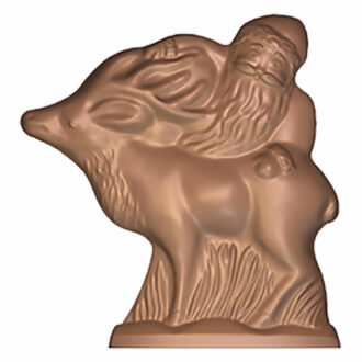 Stampo Babbo Natale Con Renna – Cabrellon