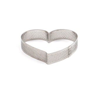 Cuore Microforato In Acciaio Inox H 20 mm – Decora Cuore Microforato In Acciaio Inox H 20 mm – Decora