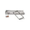 Rettangolo Microforato In Acciaio Inox H 20 mm – Decora