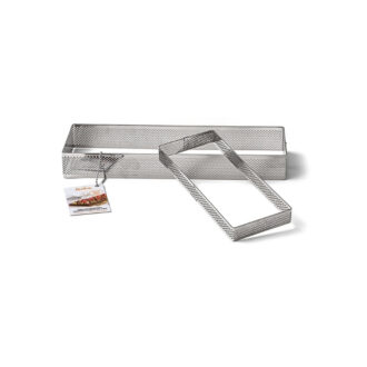 Rettangolo Microforato In Acciaio Inox H 35 mm – Decora Rettangolo Microforato In Acciaio Inox H 35 mm – Decora