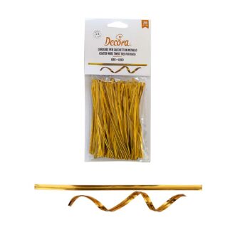 Laccetti In Plastica Oro e Metallo Per Sacchetti – Decora