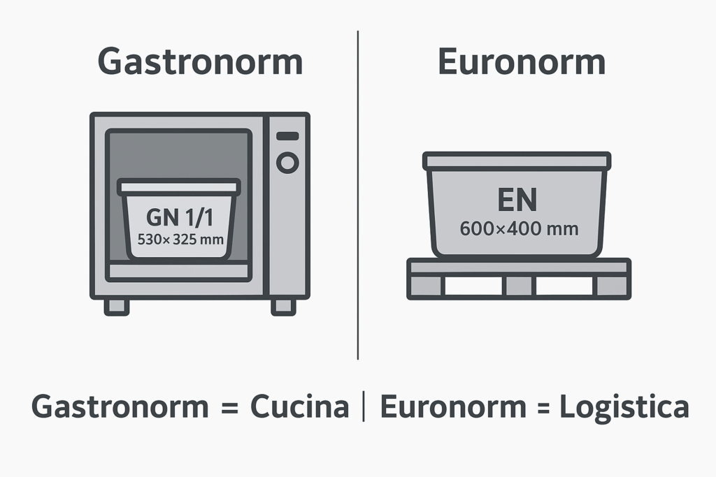 gastronorm vs euronorm