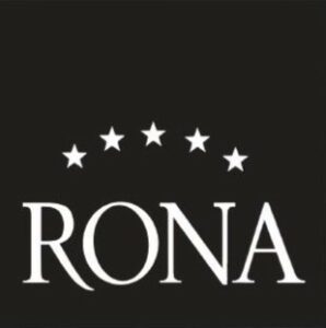 Logo Rona cristalleria professionale in cristallo senza piombo