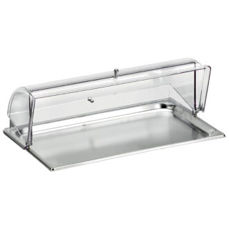 Vassoio Con Cupola Per Affettati Refrigerato Senza Base Linea Caleido – Pinti Inox
