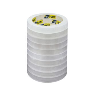 Nastro Adesivo Acrilico Trasparente Eco 19 mm x 66 mt – Syrom