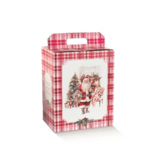 Scatola Portapanettone E Bottiglia Santa's Home – Scotton Scatola Portapanettone E Bottiglia Santa's Home – Scotton