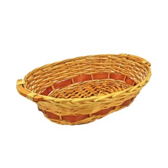 Cesto Ovale Miele Con Fascia – Cesteria Meridionale Cesto Ovale Miele Con Fascia – Cesteria Meridionale