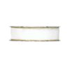 Nastro Organza Bianco Con Bordo Oro – Piovaccari
