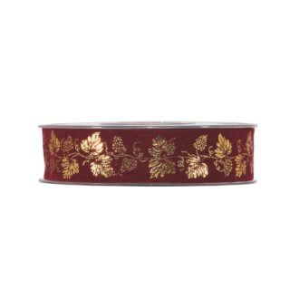 Nastro Ribbon Wine Bordeaux E Oro – Piovaccari Nastro Ribbon Wine Bordeaux E Oro – Piovaccari