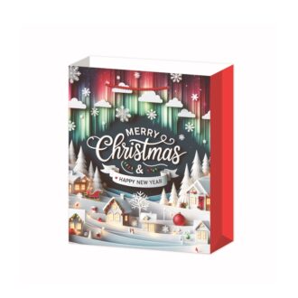 Shopper In Carta Christmas Village – PNP Plast Shopper In Carta Christmas Village – PNP Plast