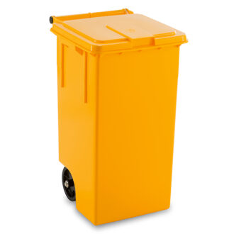 Contenitore Con ruote e Reggisacco Giallo – Giganplast Contenitore Con ruote e Reggisacco Giallo – Giganplast