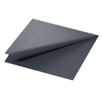Tovagliolo Cellulosa Nero 40 x 40 cm 2 Veli Cf. 125 pz – Duni