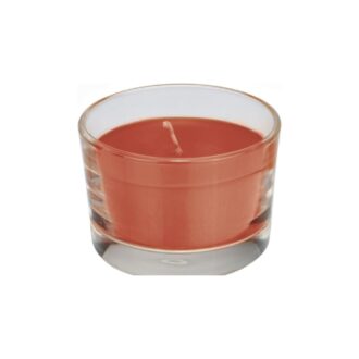 Candela In Vaso Di Vetro Ibiza 85 x 55 mm Arancione – Duni