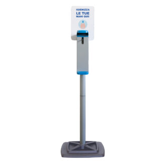 Dispenser A Gomito In Acciaio Verniciato Con Pannello E Colonna – Stil Casa