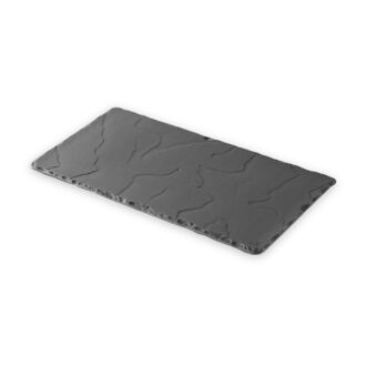Piatto Rettangolare Nero Ardesia Opaca Linea Basalt – Revol
