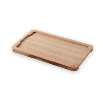 Vassoio Rettangolare In Legno Baubuche Per Piatto Bistecca Linea Basalt – Revol