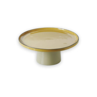 Alzatina Tonda Per Pasticceria Porcellana Menta/Bianco Linea Caractere – Revol Alzatina Tonda Per Pasticceria Porcellana Menta/Bianco Linea Caractere – Revol