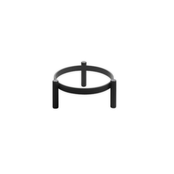 Rialzo Tondo Ø 24 cm In Metallo Nero Per Buffet – Revol