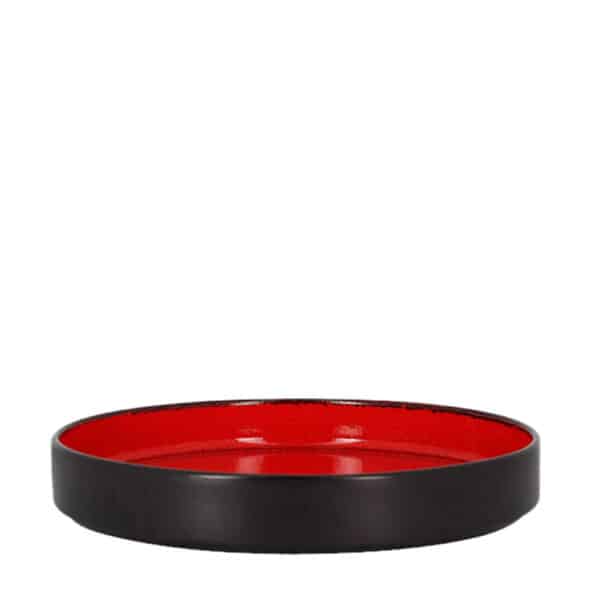 Piatto Piano Walled Fire Red Rak – Rak Porcelain
