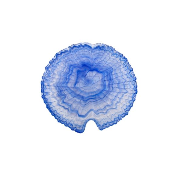 Piatto Tropicana Vetro Alabastro Azzurro Varie Dimensioni – ArdaCam