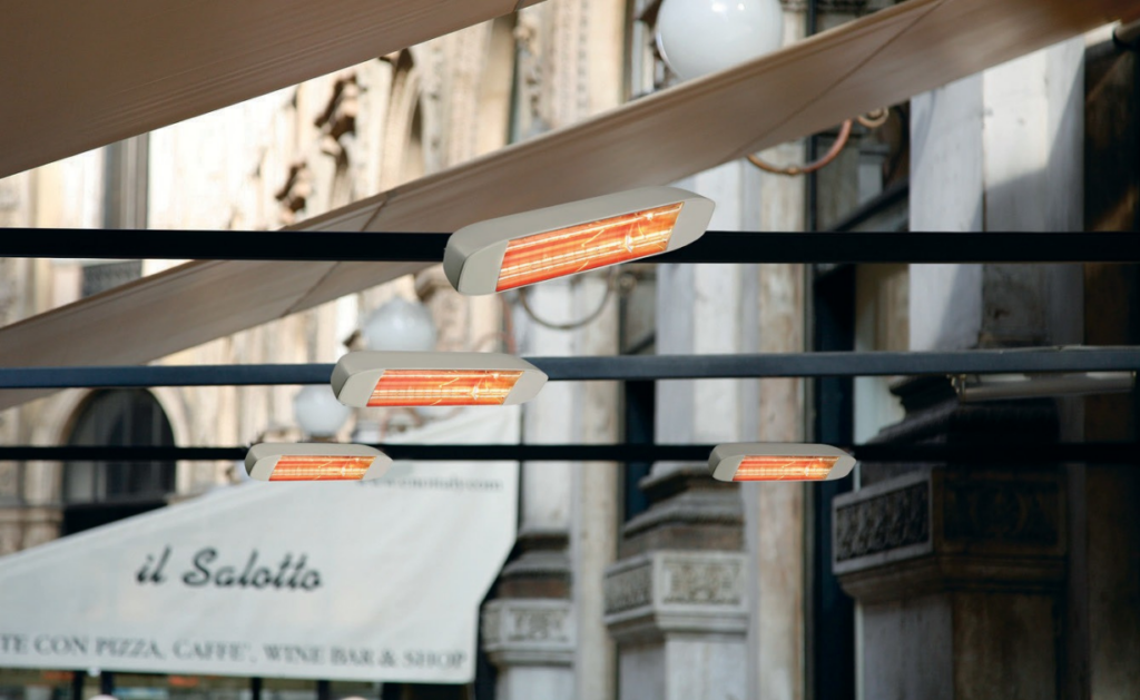 lampada infrarossi professionale per riscaldare spazi esternihoreca