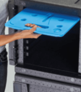 Accessori professionali per contenitori isotermici trasporto alimenti