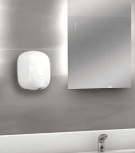 Asciugamani elettrici professionali automatici a fotocellula per bagni pubblici De Luca