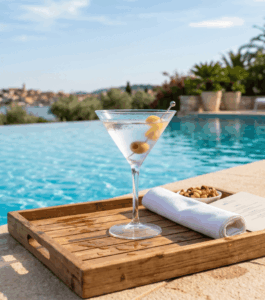 Bicchieri in policarbonato professionali e calici infrangibili per piscina hotel De Luca