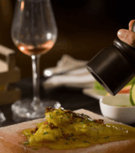 Bistecchiera professionale con rigature per marcatura carne