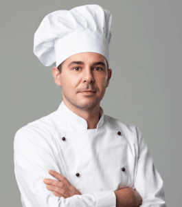 Cappelli chef professionali, tocchi bianchi e bandane da cucina Ho.Re.Ca. De Luca
