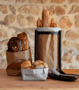 Cesti in cotone per buffet, cestini pane e prodotti da forno in hotel