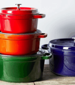 Cocotte e pentolame in ghisa professionale
