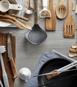Gamma di utensili vari professionali per cucina