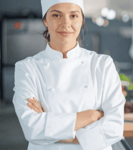 Giacche chef professionali e grembiuli da cucina per ristorazione Ho.Re.Ca. De Luca